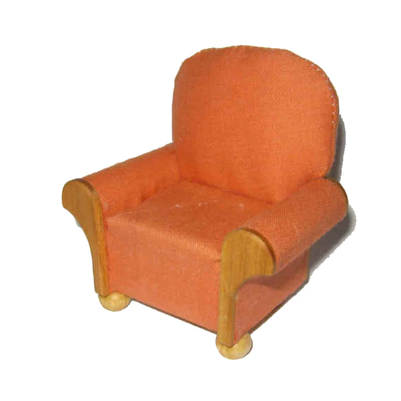 Liebe HANDARBEIT 46013 Sessel Polster Dunkel Orange, Kirsche 1:12 Für Puppenhaus 3 Liebe HANDARBEIT 46013 Sessel Polster Dunkel Orange, Kirsche 1:12 Für Puppenhaus