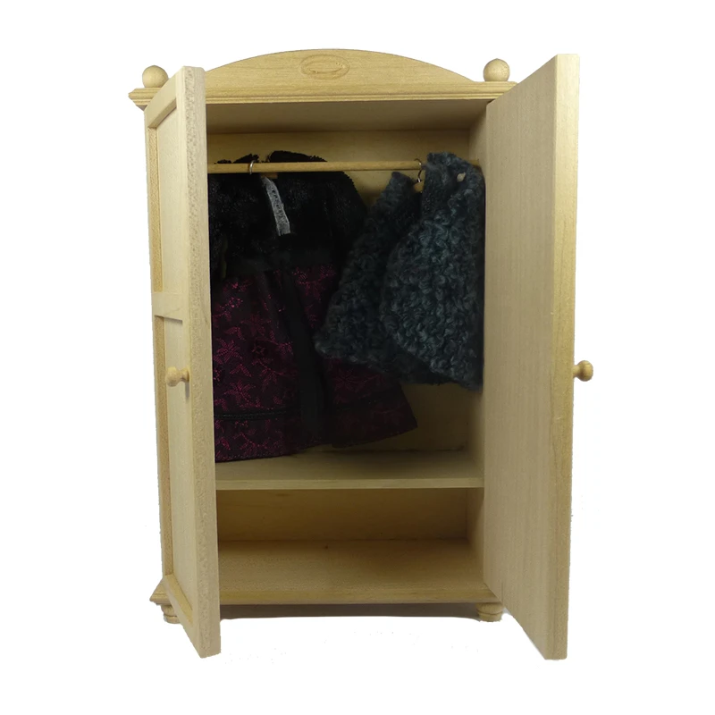 Liebe HANDARBEIT 46025 Schlafzimmerschrank Ahorn 1:12 Für Puppenhaus 4 Liebe HANDARBEIT 46025 Schlafzimmerschrank Ahorn 1:12 Für Puppenhaus – Bild 2