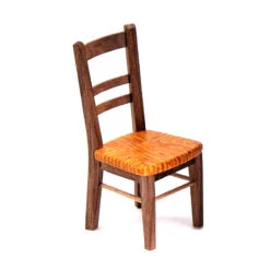 Liebe HANDARBEIT 46103 Kaffeehausstuhl Korbgeflecht 1:12 Für Puppenhaus