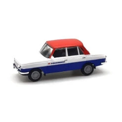 Herpa 095716 Wartburg 353 "Pneumant" Rot/weiss/blau Maßstab 1:87 Modellauto