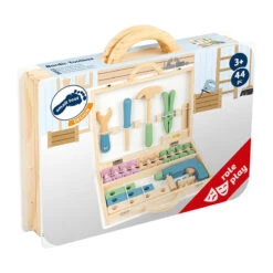 Legler 11505 Werkzeugkoffer "Nordic" Aus Holz Holzwerkzeug -Spielwarenladen 11505 4 Werkzeugkoffer Nordic