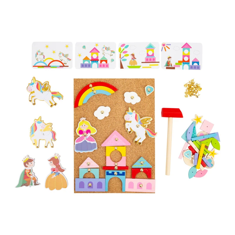 Legler 11571 Hammerspiel "Einhorn" Nagelspiel Motorikspiel Holz 4 Legler 11571 Hammerspiel "Einhorn" Nagelspiel Motorikspiel Holz – Bild 2