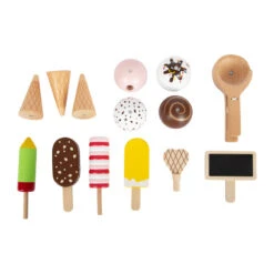 Legler 12232 Eisständer "fresh" Für Kaufmannsladen Oder Kinderküche Holz -Spielwarenladen 12232 6 Eisstander fresh