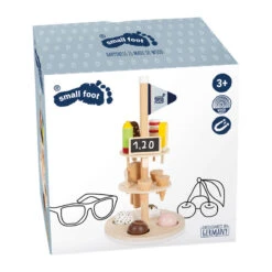 Legler 12232 Eisständer "fresh" Für Kaufmannsladen Oder Kinderküche Holz -Spielwarenladen 12232 7 Eisstander fresh