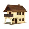 Walachia W14 "Rathaus" Modellbaukasten 1:32 Holz -Spielwarenladen 14 Rathaus