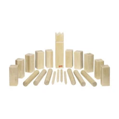 Goki 15166 Wikingerspiel "Kubb" 21-tlg. 30cm Holzspiel Gesellschaftsspiel