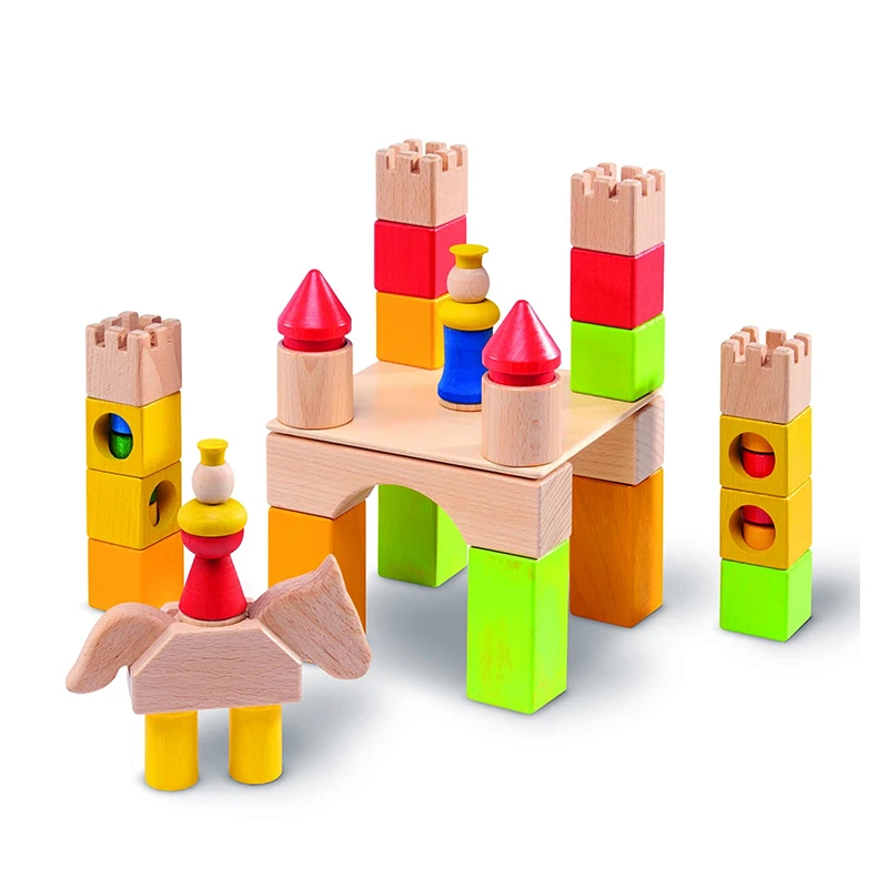 Nic 2104 Cubio "Burg" Holzbaukasten 3 Nic 2104 Cubio "Burg" Holzbaukasten