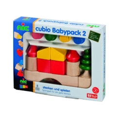 Nic 2112 Cubio Babypack 2 - Bauen Mit 19 Steckbausteinen