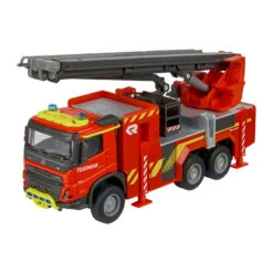 Majorette 213713000 Volvo FMX "Feuerwehr" Rot Licht+Sound Maßstab Ca. 1:50