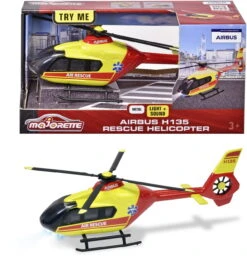 Majorette 213713002 Airbus H135 Helicopter Hubschrauber Licht+Sound Maßstab Ca. 1:50