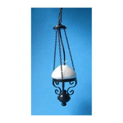 Creal 2201 Hängelampe Öllampe LED Mit Batterie 1:12 Für Puppenhaus