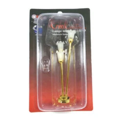 Creal 2221 LED Stehlampe Messing/weiss 1:12 Für Puppenhaus