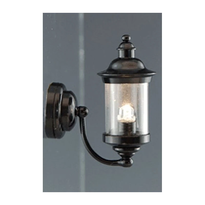 Creal 2223 Wandlampe Schwarz Laterne LED Mit Batterie 1:12 Für Puppenhaus 3 Creal 2223 Wandlampe Schwarz Laterne LED Mit Batterie 1:12 Für Puppenhaus