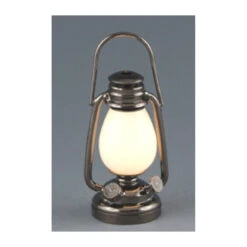 Creal 2230 Öllampe LED Mit Batterie Metall 1:12 Für Puppenhaus