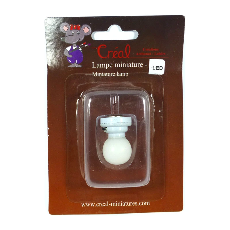 Creal 2289 LED Kugel-Deckenlampe Weiss 1:12 Für Puppenhaus 3 Creal 2289 LED Kugel-Deckenlampe Weiss 1:12 Für Puppenhaus