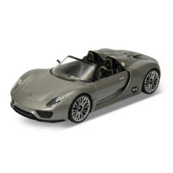 Welly 24031 Porsche 918 Spyder Grau Metallic Maßstab 1:24 Modellauto