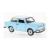 Welly 24037 Trabant 601 Hellblau Dach Weiß Maßstab 1:24 Modellauto