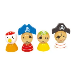 Legler 10951 Ludo "Pirateninsel" Holz 16 Piratenfiguren -Spielwarenladen 2430 2 Ludo Pirateninsel