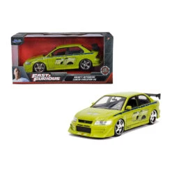 Jada 253203052 Brian's Mitsubishi Lancer Evolution 7 Grün Maßstab 1:24 Modellauto