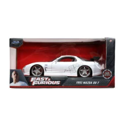 Jada 253203065 Mazda RX-7 Weiss - Fast & Furious Maßstab 1:24 Modellauto -Spielwarenladen 253203065 2 Mazda RX 7 weiss