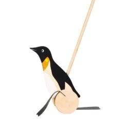 Goki WP005 Schiebetier "Pinguin" Watscheltier Holz