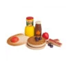 Erzi 28150 American Breakfast Set Für Kaufladen Und Kinderküche