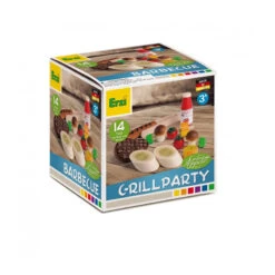 Erzi 28199 Grill-Party-Set Für Kinderküche Holz -Spielwarenladen 28199 3 Grillparty Set
