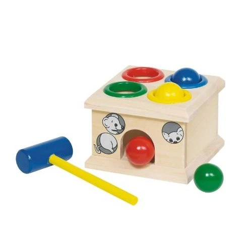 Goki WM 914 Klopfspiel "Fang Die Maus" Motorik Holz 3 Goki WM 914 Klopfspiel "Fang Die Maus" Motorik Holz