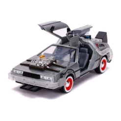 Jada 32166 De Lorean DMC-12 "Zurück In Die Zukunft III" Mit Licht Maßstab 1:24 Modellauto -Spielwarenladen 32166 2 De Lorean DMC 12