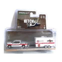Greenlight 32190-D Chevrolet Silverado Und Car Trailer Hitch & Tow 19 Maßstab 1:64 Modellauto