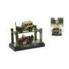 M2 Machines 33000-R19-20-06 Jeep MB Set Rot & Grün - Auto-Lift Maßstab 1:64 -Spielwarenladen 33000 R19 20 06 Jeep MB rot grun
