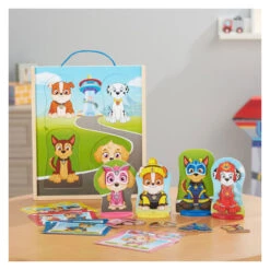 Melissa & Doug 33267 PAW Patrol Magnetisches Rollenspiel Holz -Spielwarenladen 33267 2 PAW Patrol Magnetisches Rollenspiel