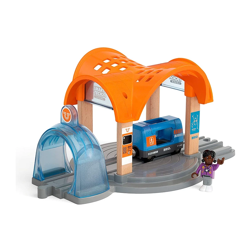 Brio 33973 Smart Tech Sound Bahnhof Mit Action Tunnel Für Holzeisenbahn 3 Brio 33973 Smart Tech Sound Bahnhof Mit Action Tunnel Für Holzeisenbahn