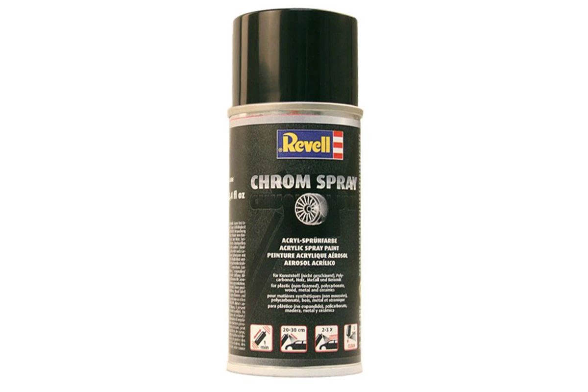 Revell 39628 Chrome Spray Acryl-Sprühfarbe 150 Ml 3 Revell 39628 Chrome Spray Acryl-Sprühfarbe 150 Ml