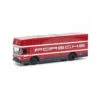 Schuco 452026100 Mercedes Renntransporter "Porsche" Rot Maßstab 1:64 Modellauto -Spielwarenladen 452026100 1 Mercedes Renntransporter Porsche rot