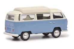 Schuco 452030400 VW T2 Campingbus Hellblau/weiss Maßstab 1:64 Modellauto -Spielwarenladen 452030400 2 VW T2 Campingbus hellblau weiss