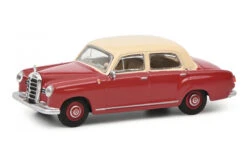 Schuco 452034200 Mercedes Benz 180D (W120) Rot/weiss Maßstab 1:64 Modellauto