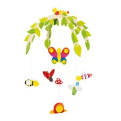 Goki 52966 Mobile "Insekten" Holz