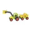 Goki 55887 Frontlader Mit Heuwagen Gelb Holz -Spielwarenladen 55887 1 Frontalder mit Heuwagen gelb