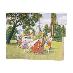 Goki 57877 Würfel-Puzzle "Märchen" 20 Würfel Holzbox -Spielwarenladen 57877 Wurfelpuzzle Marchen