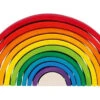 Goki 58478 Bausteine "Regenbogen" 11tlg. Holz Bunt -Spielwarenladen 58478 1 Bausteine Regenbogen