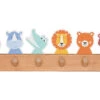 Goki 60689 Garderobe "Tierfreunde" Mit 6 Haken Holz -Spielwarenladen 60689 Garderobe Tierfreunde