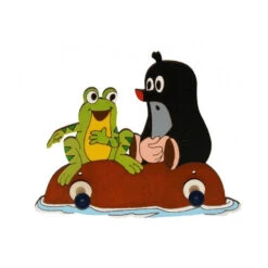 ABA 74038 Kinder Garderobe "Der Kleine Maulwurf Mit Frosch" Holz