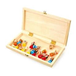 Legler 7358 Ludo "Tiere" Würfelspiel Holz -Spielwarenladen 7358 2 Ludo Tiere