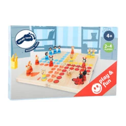 Legler 7358 Ludo "Tiere" Würfelspiel Holz -Spielwarenladen 7358 4 Ludo Tiere