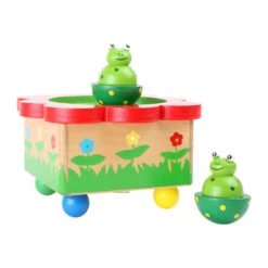 Legler 7541 Spieluhr "Froschteich" Spieldose Mit Fröschen Holz