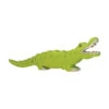Holztiger 80174 Krokodil Groß 26x8x2,8 Cm Holztier Goki -Spielwarenladen 80174 Krokodil