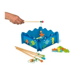 Legler 8196 Angelspiel "Seewelten" 4 Angeln Holz -Spielwarenladen 8196 2 Angelspiel Seewelten