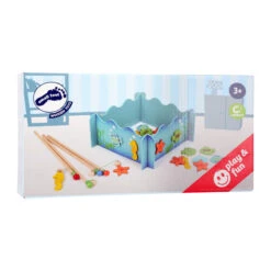 Legler 8196 Angelspiel "Seewelten" 4 Angeln Holz -Spielwarenladen 8196 3 Angelspiel Seewelten