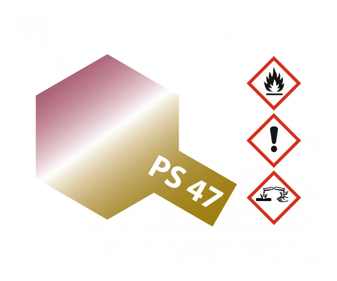 Tamiya 86047 Farbe PS-47 Rosarot-Gold Schillernd Polycarbonat Lexan Sprayfarbe 100ml 4 Tamiya 86047 Farbe PS-47 Rosarot-Gold Schillernd Polycarbonat Lexan Sprayfarbe 100ml – Bild 2